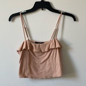 Nude Crop Top